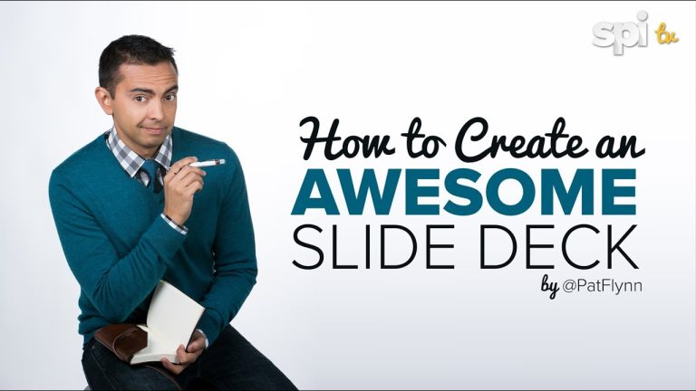 How to Create an Awesome Slide Presentation (for Keynote or Powerpoint)