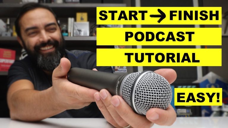 How to Start a Podcast – Beginner Podcasting Tutorial