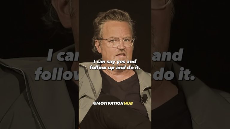 MATTHEW PERRY’S WISH – Motivational Speech #motivation #inspiration #matthewperry