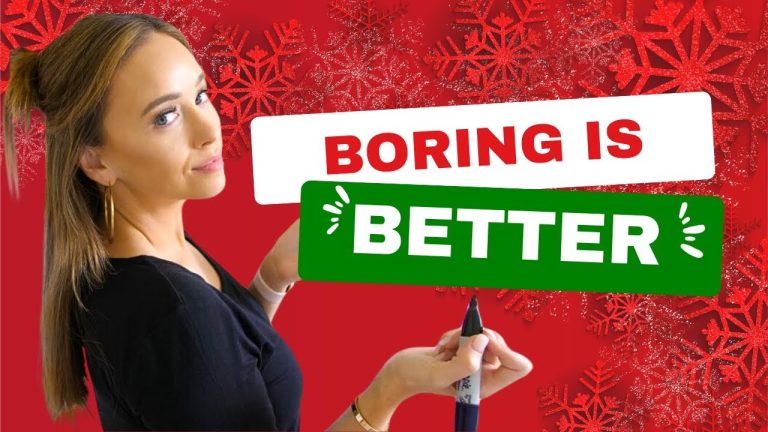 Become a Massive Success (By Embracing BORING!)