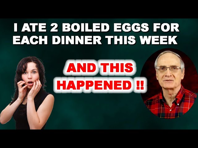 I ate 2 Boiled Eggs for Dinner This Week – And this is WHAT HAPPENED!