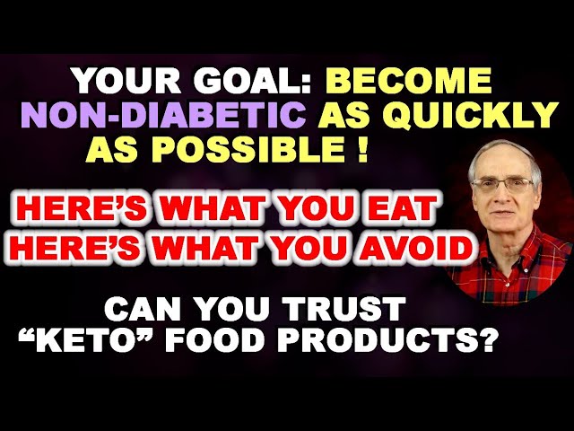 Your Goal: Become Non-Diabetic as Quickly as is Safely Possible