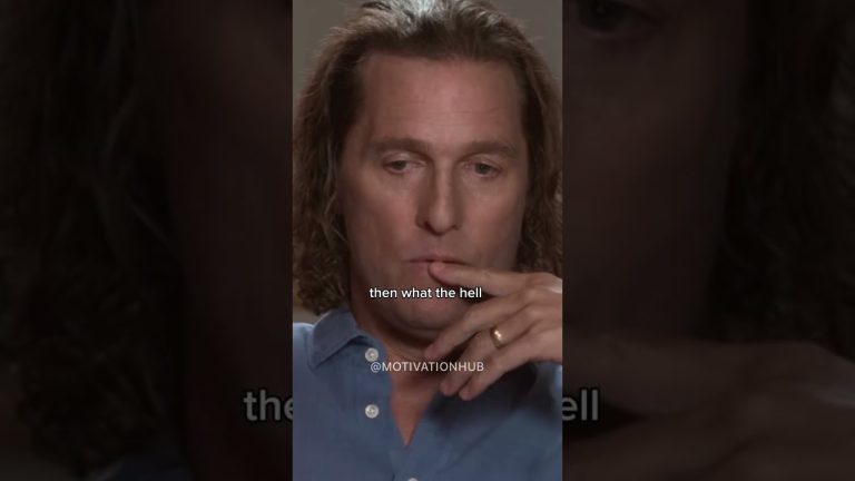 Matthew Mcconaughey’s greatest quote #motivation #motivationhour #matthewmcconaughey