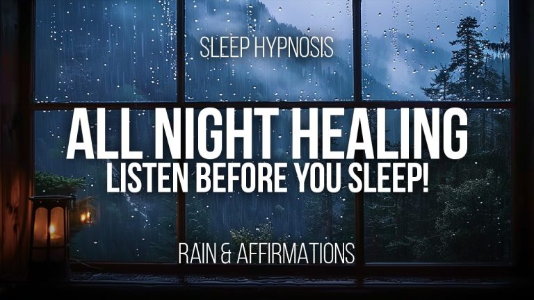 TRY FOR 1 DAY! – Rain Meditation & Affirmations For Deep Sleep and Self Love