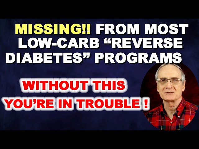 What’s Missing from Most Low-Carb “Reverse Diabetes” Videos and Programs! Makes it hard to win!