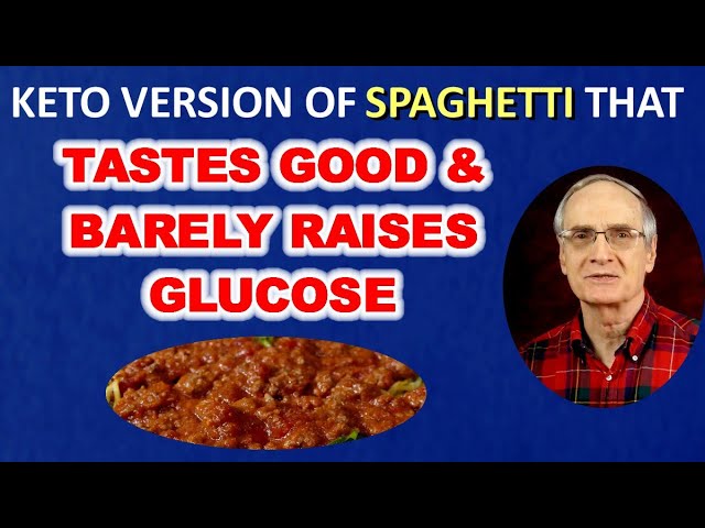 A Keto Version of Spaghetti that Actually Tastes Good, and Barely Raises Glucose!