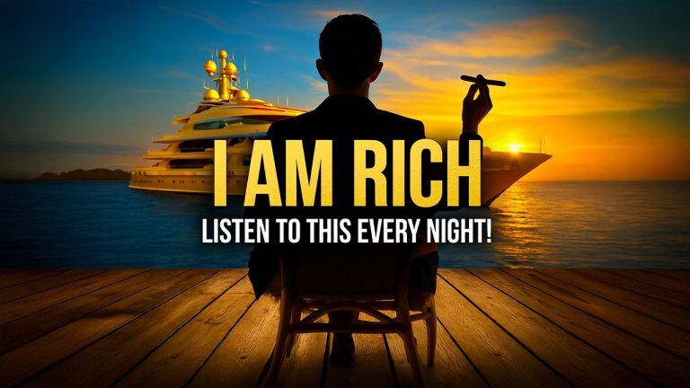“I AM RICH & ABUNDANT” Affirmations For Money, Success & Wealth – Listen Every Night! (8 HOURS)