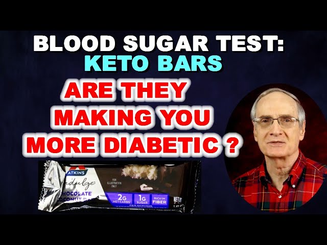 Blood Sugar Test: Keto Bars – Are They Making You MORE DIABETIC?