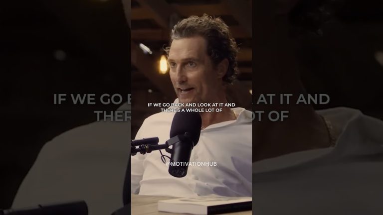 Matthew McConaughey’s Rules For Life