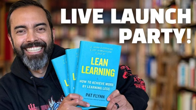 🔴 LIVE Lean Learning Book Launch Party! (LIVE Q&A SESSION)