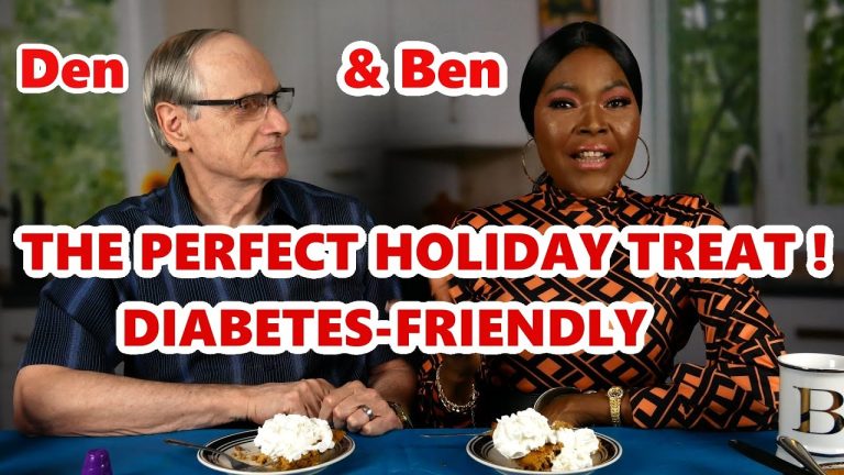 Dennis & Benedicta share the Perfect, Diabetes-Friendly, Holiday Treat