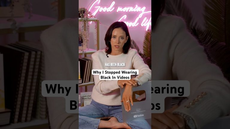 Why I Stopped Wearing Black In Videos