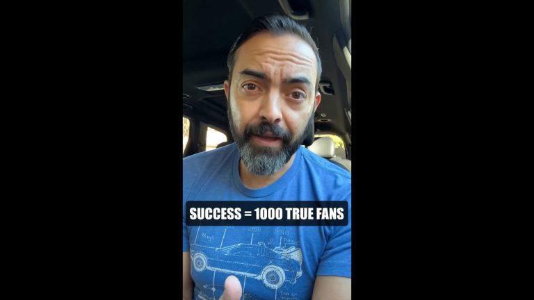 1000 true fans is all you need