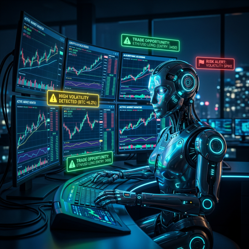 AI trading sidekick monitoring stock charts 24/7
