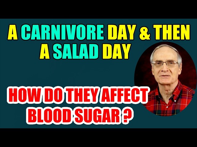 A Carnivore Day & a Salad Day. How Did They Affect My Glucose?