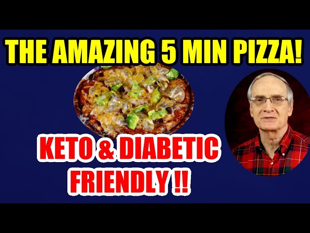 Amazing 5 Min Pizza – Keto and Diabetic Friendly!