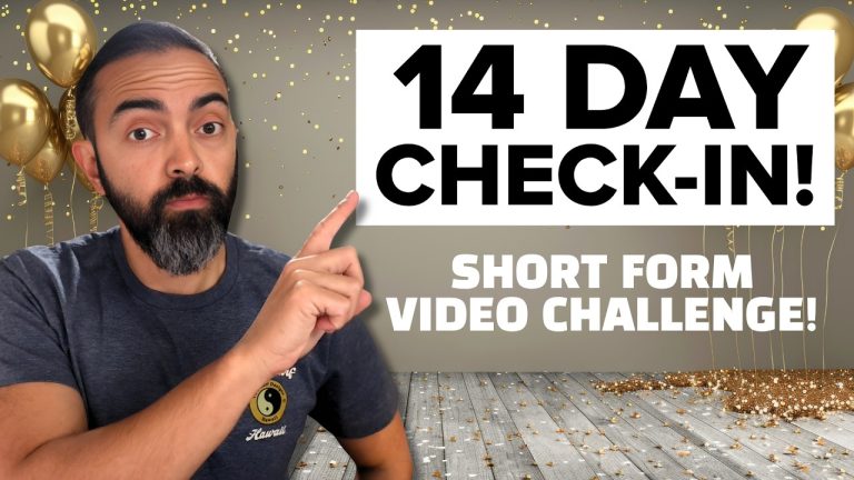 14-Day Short Form Video Challenge FINISH LINE!