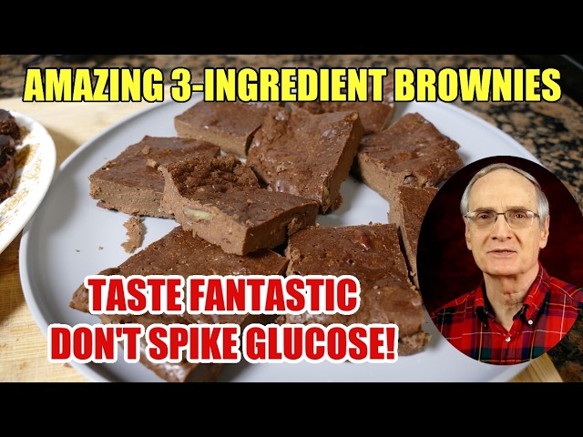 Amazing 3-Ingredient Brownies – Taste Fantastic; Don’t Spike Glucose!