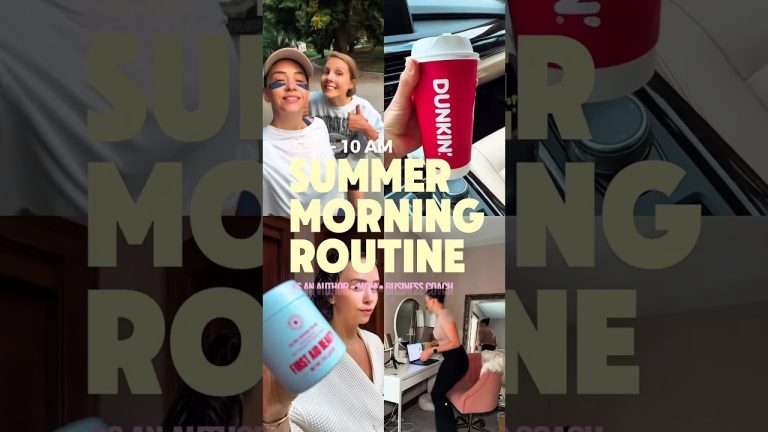 My Summer Morning Routine #morningroutine